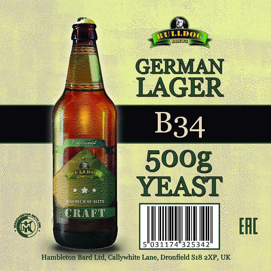Bulldog German Lager yeast 500g