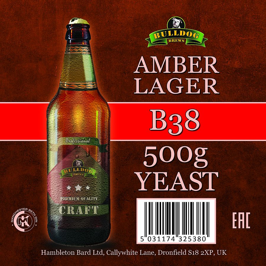 Bulldog Amber Lager yeast 500g